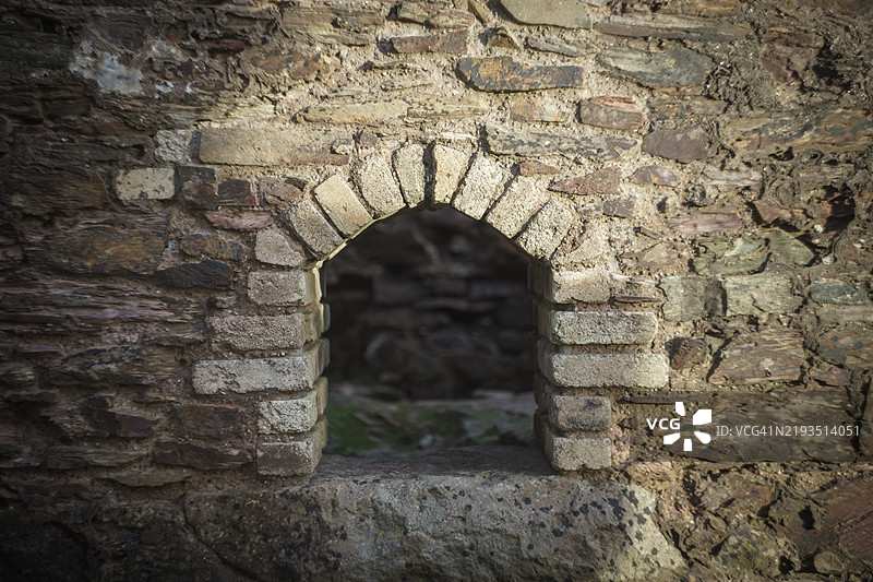 威尔科茨废弃的锡矿图片素材