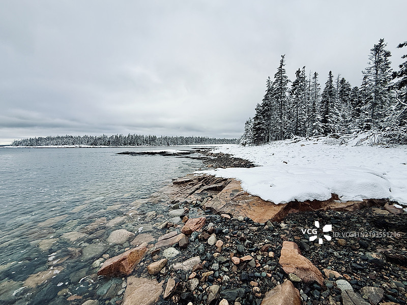 梦幻之地小径 - 阿卡迪亚国家公园图片素材