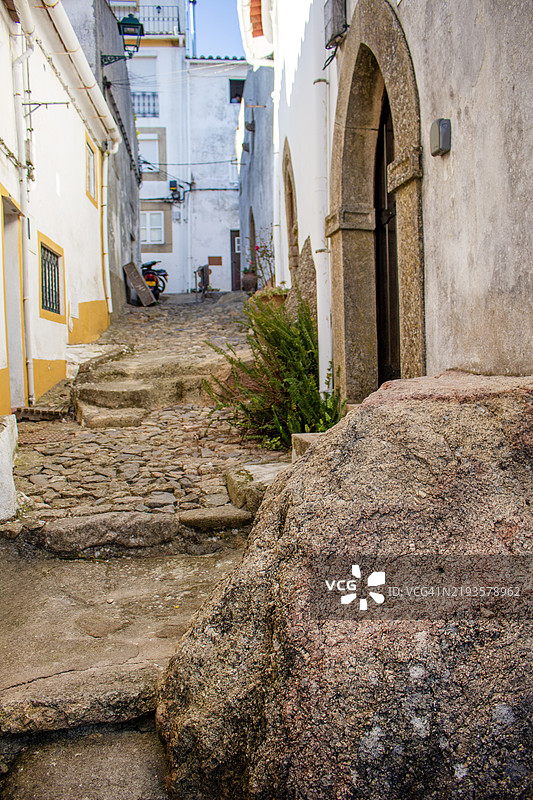 葡萄牙卡斯特洛德维德的犹太区图片素材