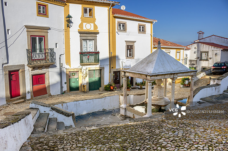 葡萄牙卡斯特洛·德·维德的维拉喷泉图片素材