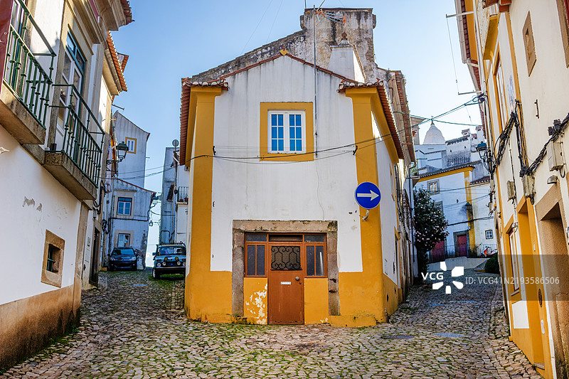 葡萄牙卡斯特洛德维德的街道图片素材