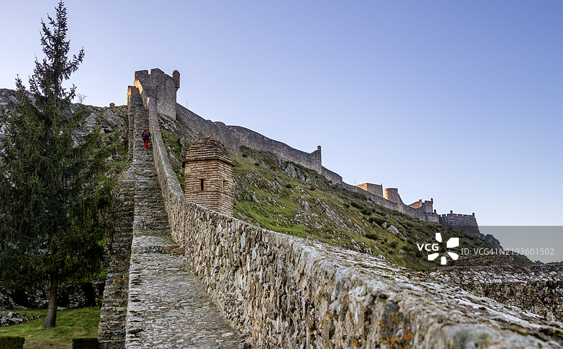 葡萄牙马尔瓦奥的防御工事图片素材