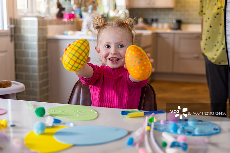 有趣的装饰复活节彩蛋图片素材