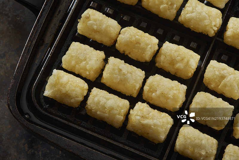 准备华夫薯饼图片素材