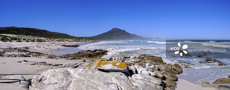 普拉特布姆海滩，开普角，好望角，开普半岛，西开普省，南非，非洲图片素材