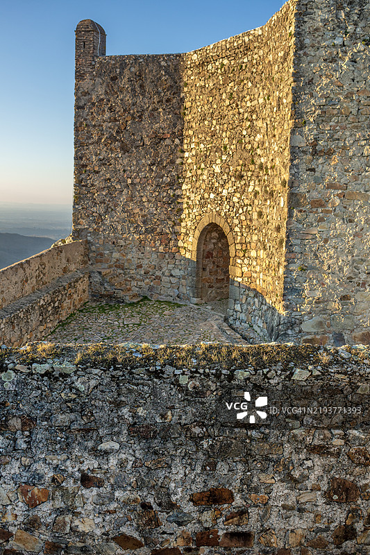 葡萄牙马尔瓦奥的城堡和防御工事图片素材