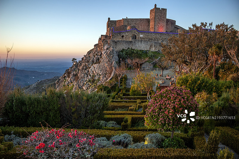葡萄牙马尔瓦奥的城堡和防御工事图片素材