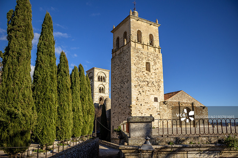 西班牙特鲁希略的圣玛丽亚大教堂图片素材