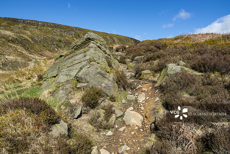 克劳登，朗登代尔，德比郡，英格兰图片素材