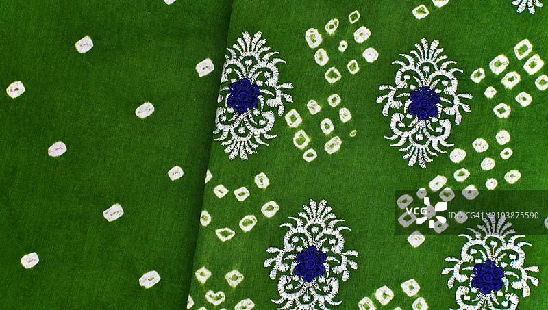 班德尼 - 印度扎染艺术图片素材