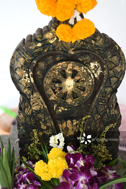 在柴蒙空寺的宗教物品图片素材