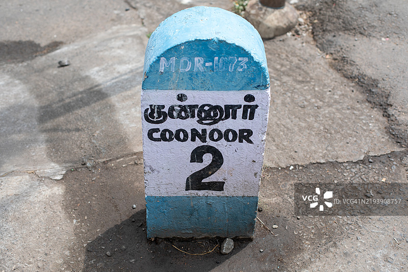 印度路标石图片素材