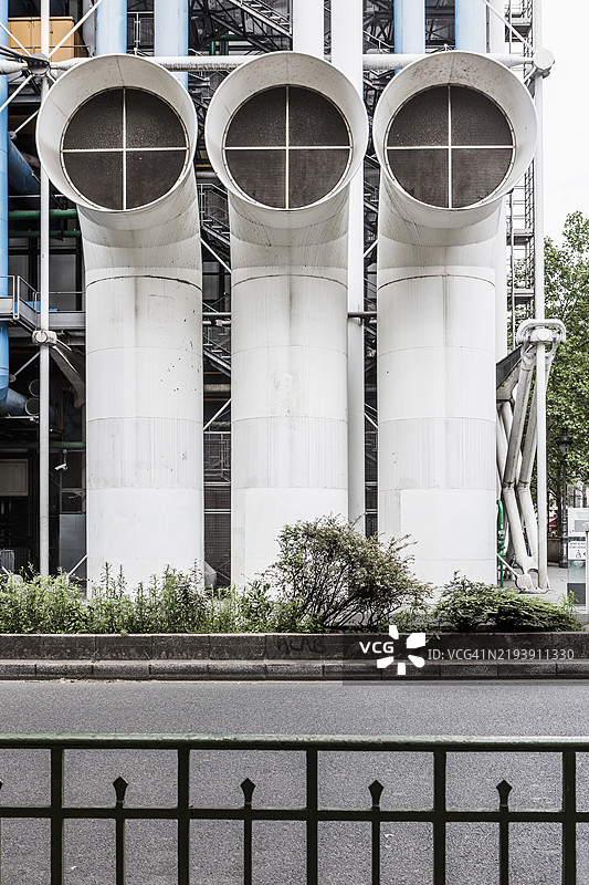 蓬皮杜中心的细节图片素材