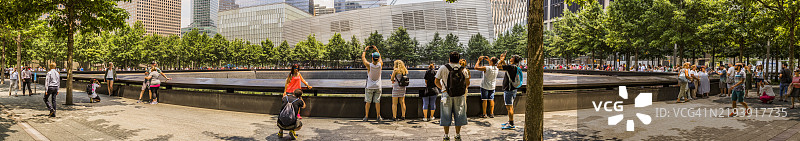 曼哈顿，下曼哈顿，国家九一一纪念馆与博物馆，南池图片素材