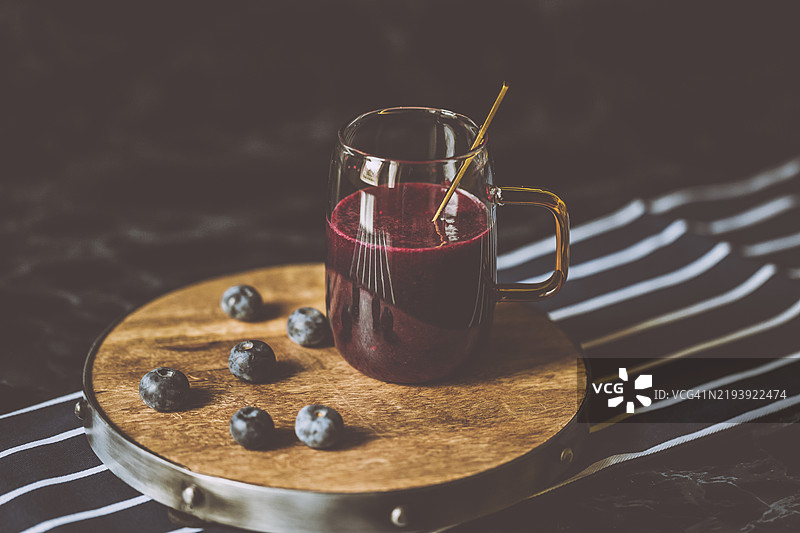 静物画：蓝莓图片素材