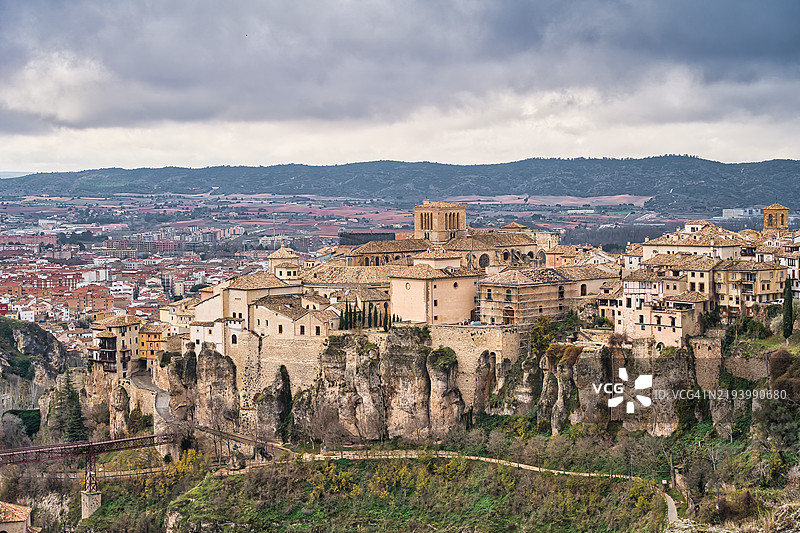 西班牙的昆卡古城图片素材