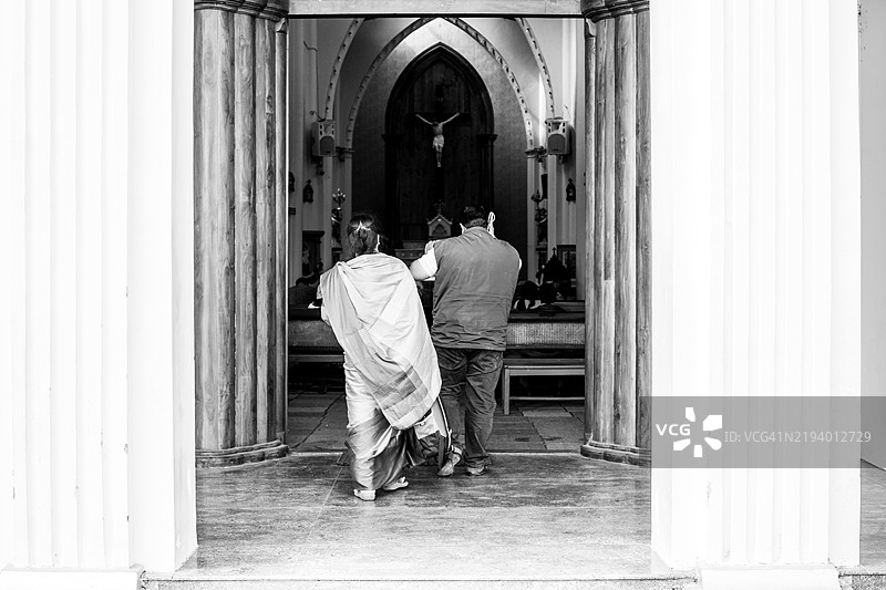 旅行泰米尔纳德邦，库努尔的圣安东尼教堂图片素材