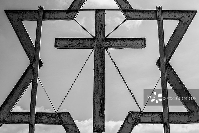 宗教星与十字架，印度图片素材