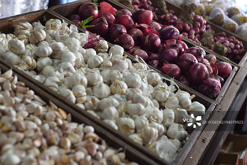大蒜和洋葱图片素材