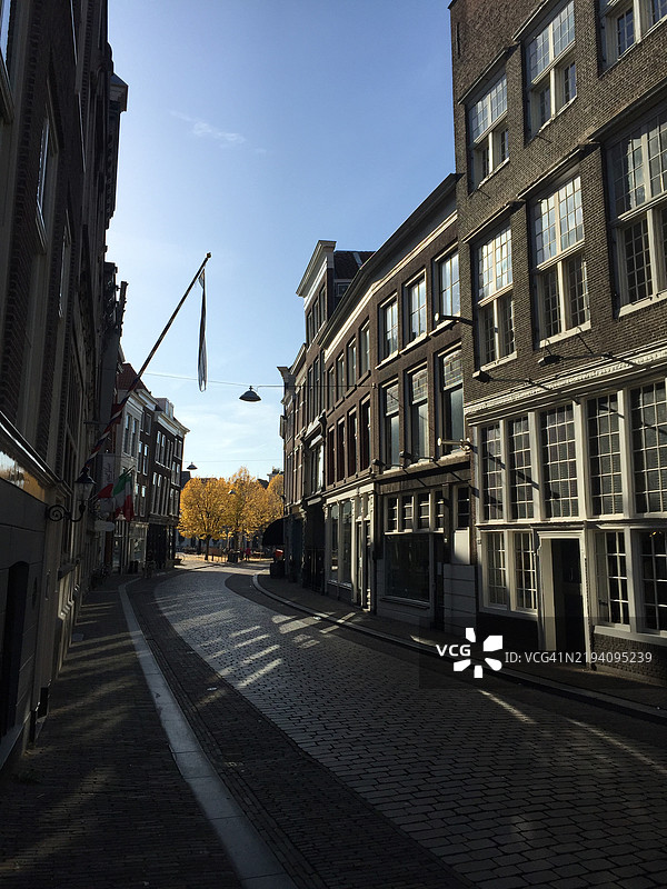 荷兰多德雷赫特市的建筑景观图片素材