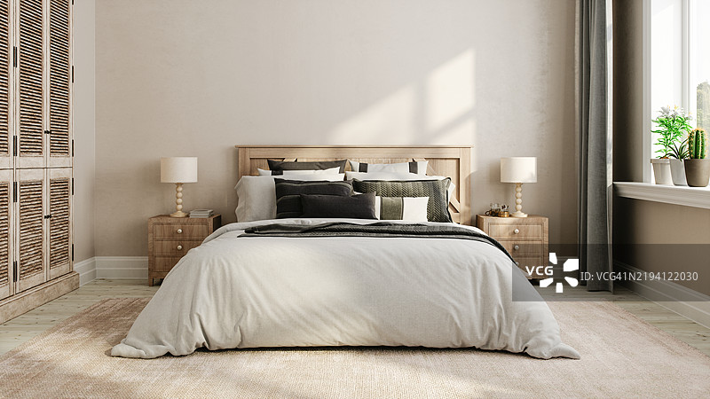 舒适现代卧室设计图片素材