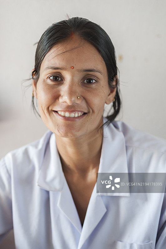 尼泊尔的护士图片素材