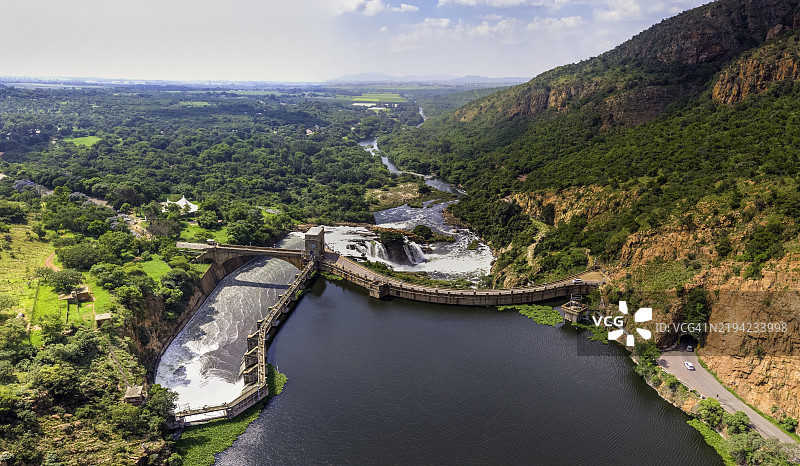 哈特比斯普特水坝大坝在哈特比斯普特图片素材