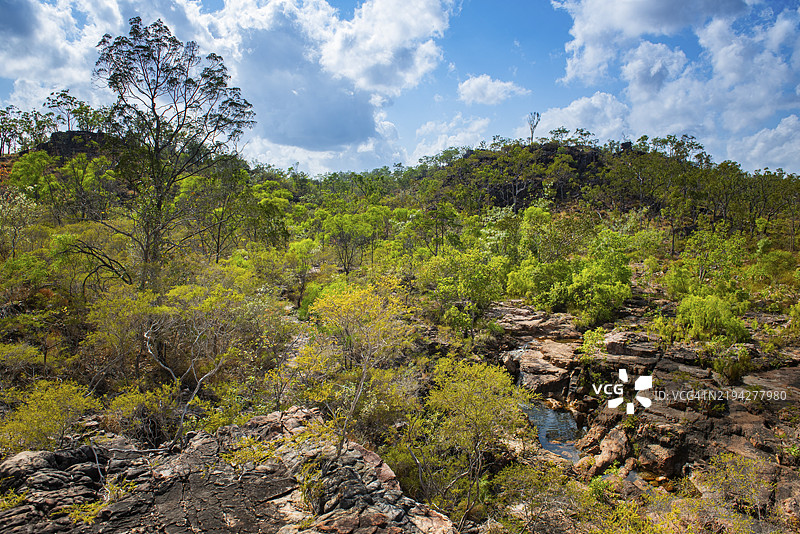 澳大利亚北领地利奇菲尔德国家公园的景观图片素材