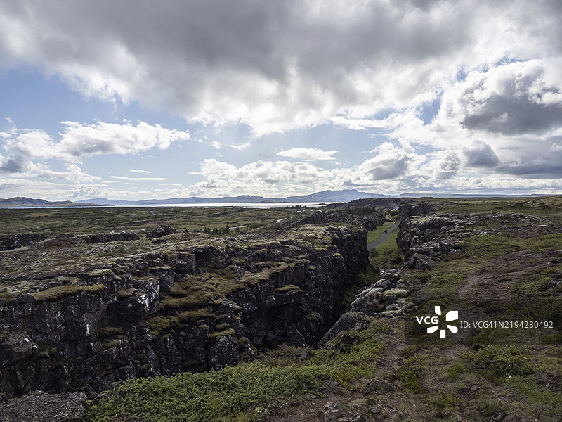 裂谷或裂区，辛格韦德利，辛格韦德利国家公园，冰岛，欧洲图片素材
