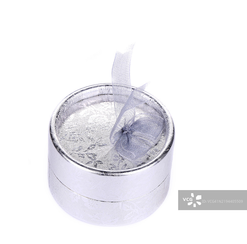 白色背景下的容器特写图片素材