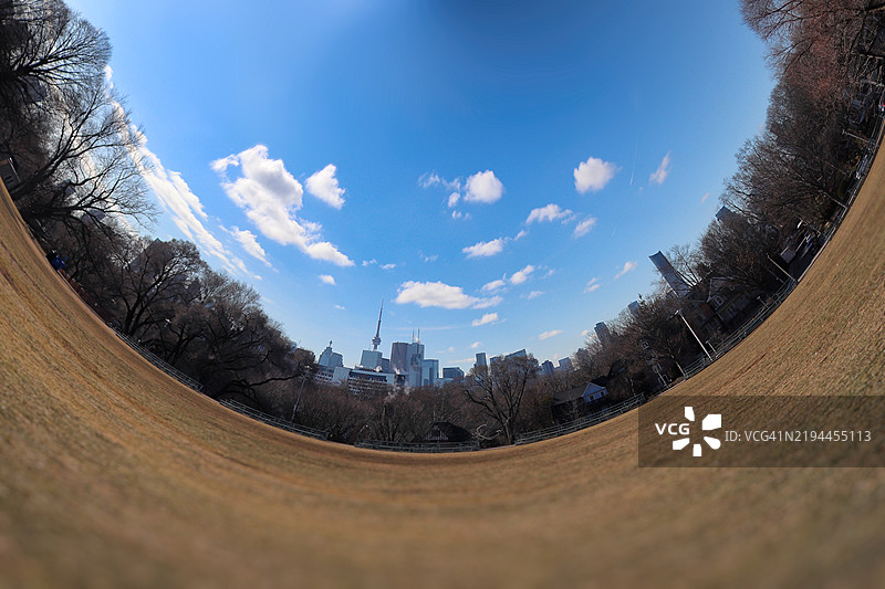 多伦多的跨维度传送门中的温暖冬日图片素材