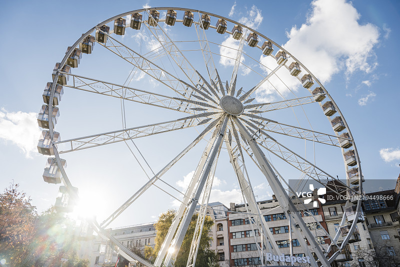 布达佩斯日落时分图片素材