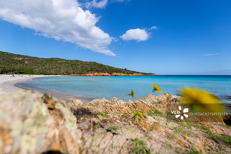 卡拉塔乔海滩，科西嘉岛，法国图片素材