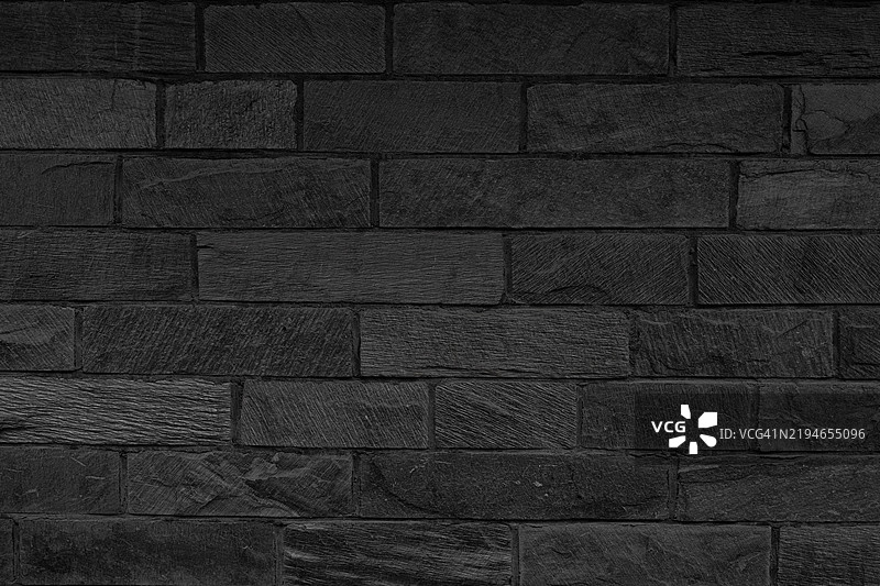 黑色砖墙图片素材