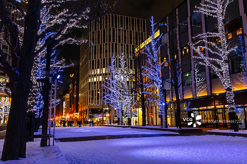 札幌北三条广场Akapla图片素材