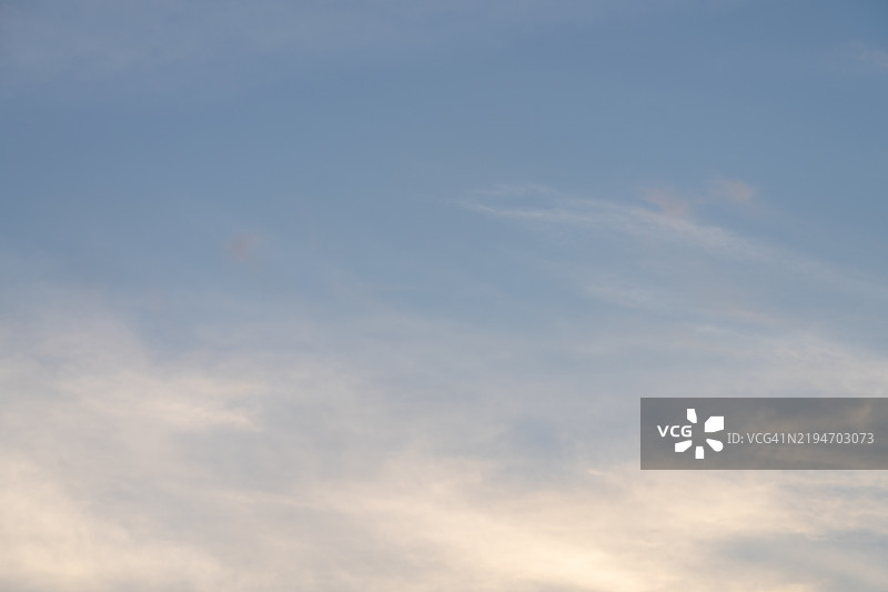 黄昏时的云彩图片素材