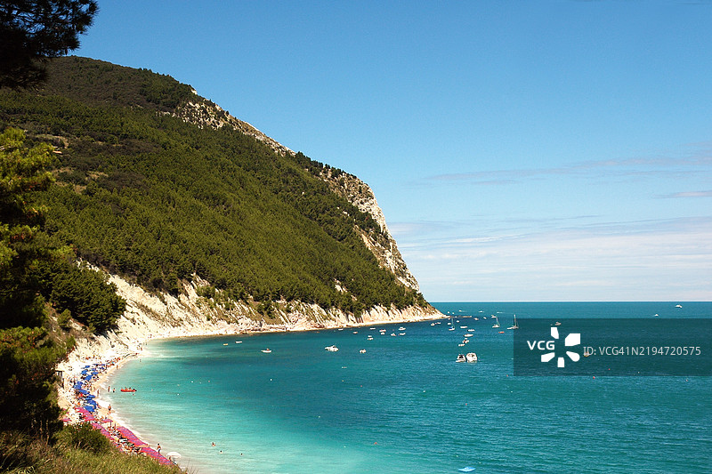 西罗洛 - 圣米歇尔海滩和黑石滩 - 科内罗山图片素材