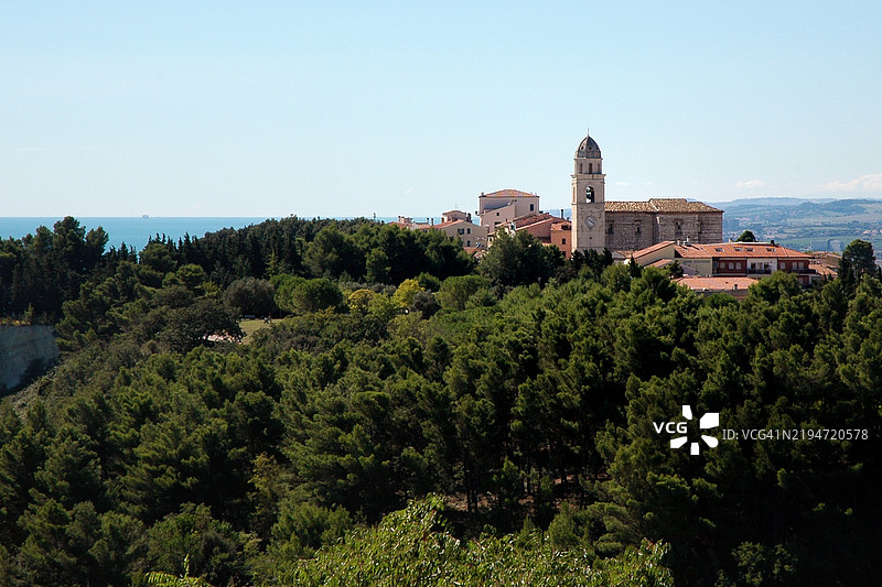 从高处俯瞰的西罗洛图片素材