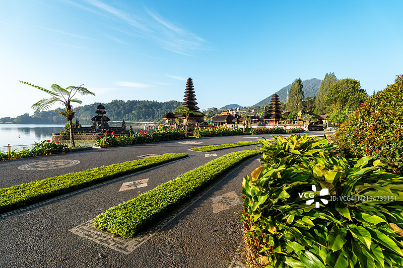 布拉乌伦达努布拉坦寺图片素材