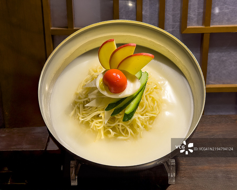 冷豆浆面汤复制品图片素材