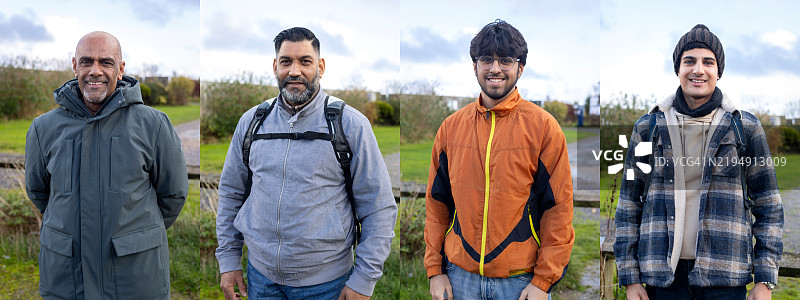 户外时光拼贴画图片素材