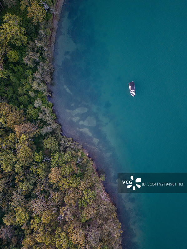 海洋的鸟瞰图图片素材
