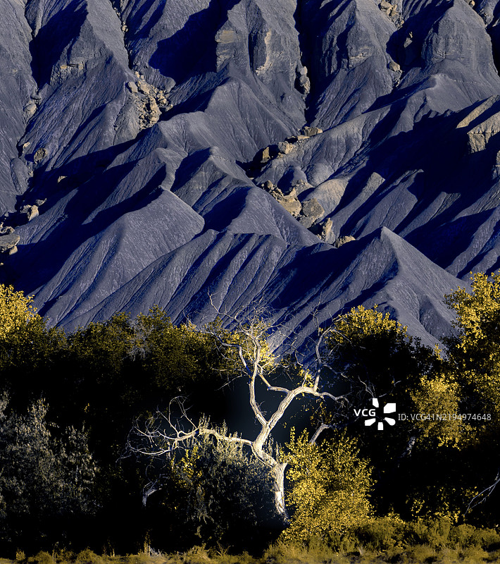 雪山美景，汉克斯维尔，犹他州，美国图片素材