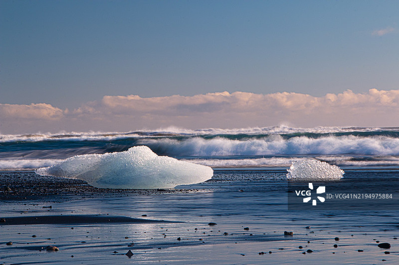 海洋与天空的美丽景色图片素材