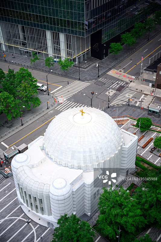 纽约希腊东正教教堂零点区域图片素材