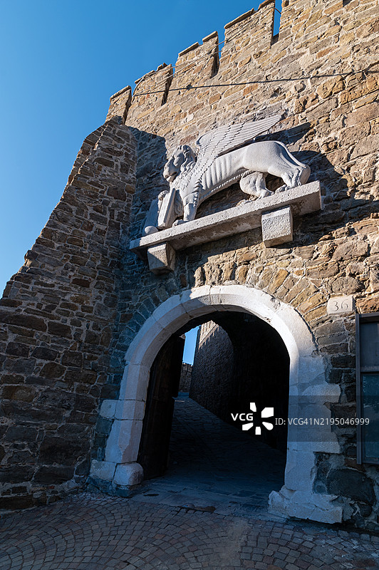 戈里齐亚的11世纪城堡图片素材