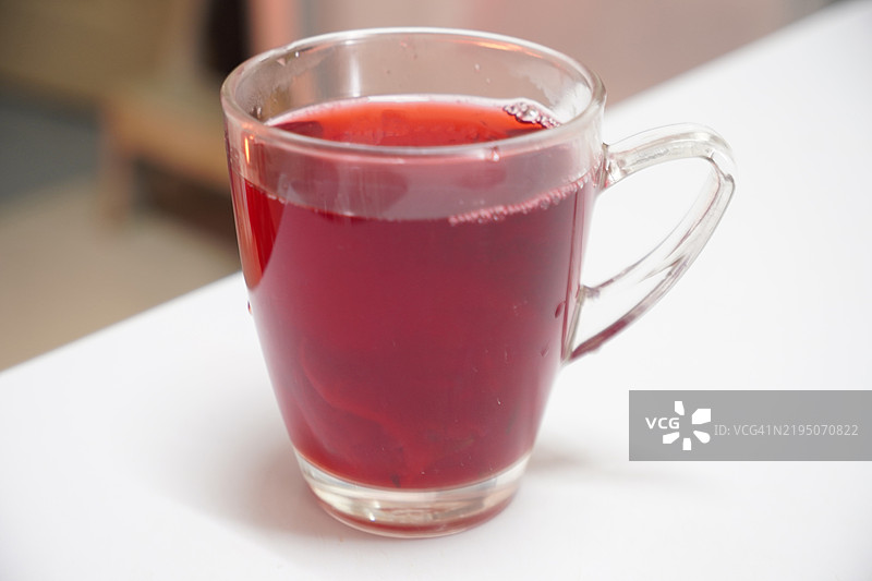 玫瑰茄汁图片素材