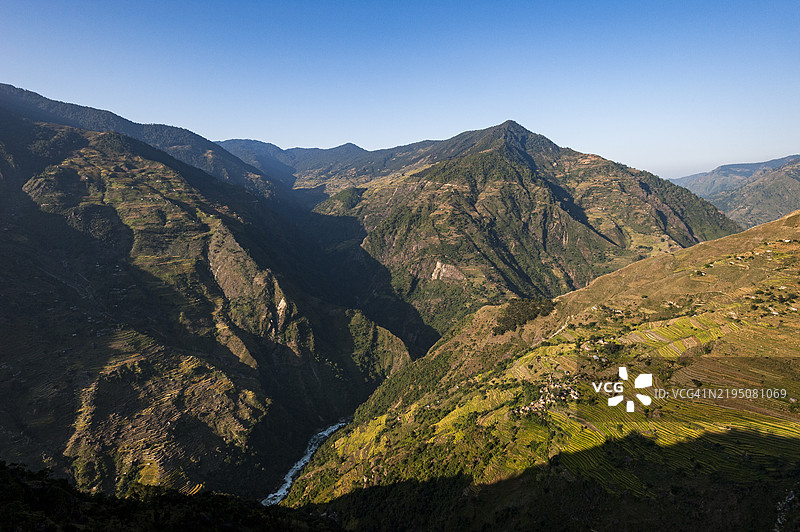 尼泊尔的山丘图片素材