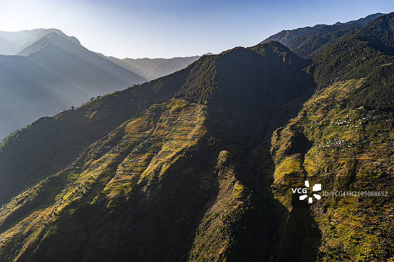 尼泊尔的山丘图片素材