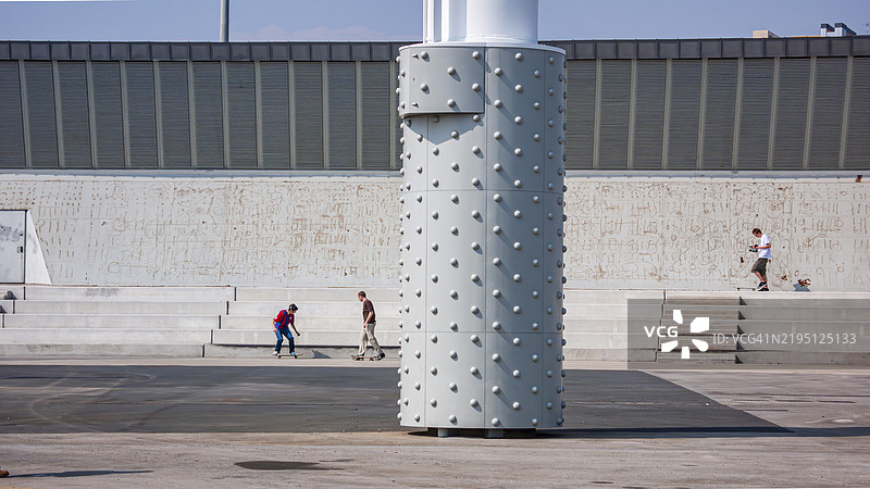 巴塞罗那，论坛公园图片素材